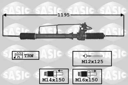 Рулевое управления SASIC для NISSAN ALMERA I (N15) 2.0 D