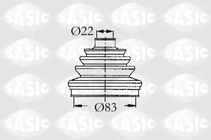 Пыльник SASIC для VW GOLF II (19E, 1G1) 1.8 GTI 16V