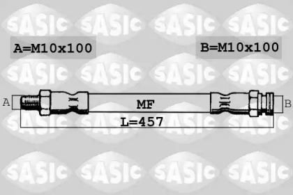 тормозные шланги SASIC для PEUGEOT J5 автобус (290P) 2.5 D