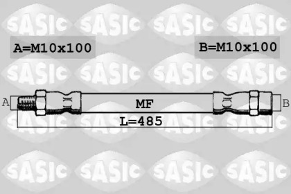 тормозные шланги SASIC для VW CADDY II Variant (9K9B) 1.4