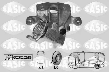 Суппорт диского колесного тормозного механизма SASIC для PEUGEOT 405 I (15B) 1.9 SPort MI-16 4x4