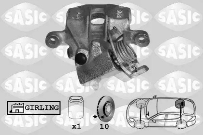 Суппорт диского колесного тормозного механизма SASIC для VW GOLF II (19E, 1G1) 1.8 GTI 16V