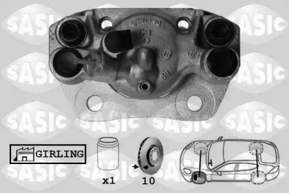 Суппорт диского колесного тормозного механизма SASIC для PEUGEOT 205 I (741A/C) 1.7 Diesel