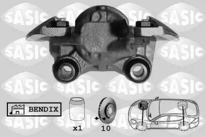 Суппорт диского колесного тормозного механизма SASIC для PEUGEOT 205 I (741A/C) 1.7 Diesel