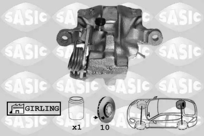 Суппорт диского колесного тормозного механизма SASIC для PEUGEOT 405 I (15B) 1.9 SPort MI-16 4x4