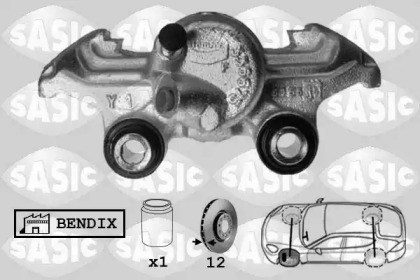 Суппорт диского колесного тормозного механизма / -держатель SASIC для RENAULT CLIO I (B/C57_, 5/357_) 1.4