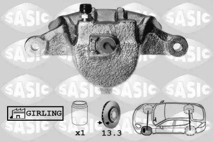 Суппорт диского колесного тормозного механизма SASIC для HONDA CONCERTO (HW, MA) 1.5 i 16V