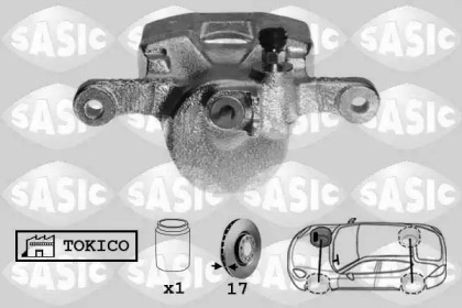 Суппорт диского колесного тормозного механизма / -держатель SASIC для HONDA CRX I (AF, AS) 1.5 i (AF)