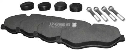 Тормозные колодки JP GROUP для VW CRAFTER 30-50 c бортовой платформой/ходовая часть (2F_) 2.0 TDI