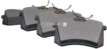 Тормозные колодки JP GROUP для VW POLO (6R, 6C) 1.4 BiFuel