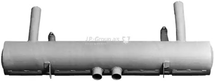 Выхлопная система JP GROUP для PORSCHE 356 купе B 1600 Super 75