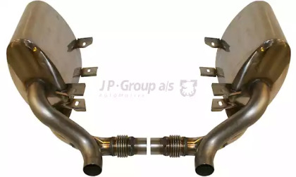 Выхлопная система JP GROUP для PORSCHE 911 Кабриолет (997) 3.8 Carrera 4S