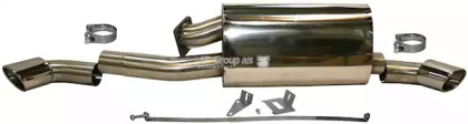 Выхлопная система JP GROUP для PORSCHE 911 3.3 SC Turbo