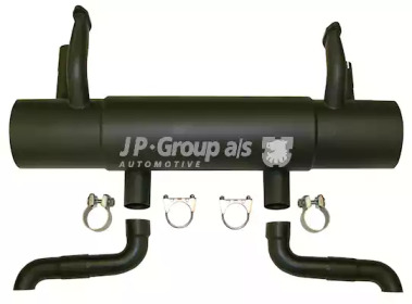 Выхлопная система JP GROUP для PORSCHE 356 купе B 1600 Super 75