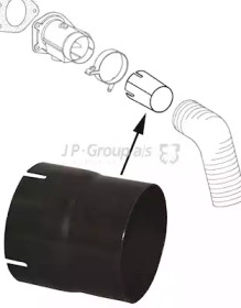 Монтажные элементы JP GROUP для PORSCHE 911 3.3 SC Turbo