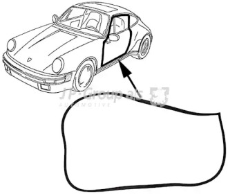 Двери JP GROUP для PORSCHE 911 3.3 SC Turbo
