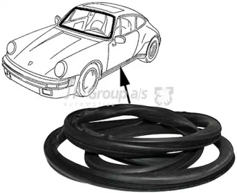 Автомобиль, передняя часть JP GROUP для PORSCHE 911 3.3 SC Turbo