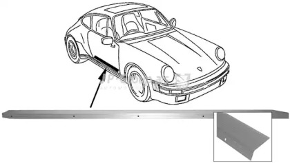 Детали крепления JP GROUP для PORSCHE 911 2.3 T