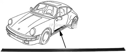 Детали крепления JP GROUP для PORSCHE 911 3.3 SC Turbo