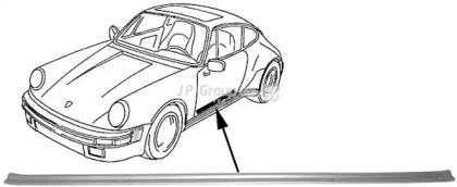 Детали крепления JP GROUP для PORSCHE 911 3.3 SC Turbo