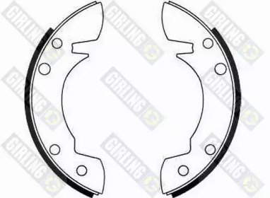 Барабанный тормозной механизм GIRLING для FORD TRANSIT c бортовой платформой/ходовая часть (74E) 1.5