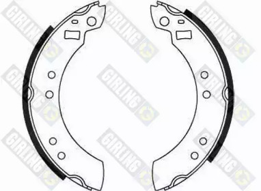 Барабанный тормозной механизм GIRLING для FORD ESCORT II Turnier 1.1