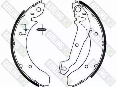 Тормозная колодка / накладка GIRLING для FORD TAUNUS '80 (GBS, GBNS) 1.6