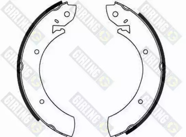 Барабанный тормозной механизм GIRLING для FORD P 100 I 1.6