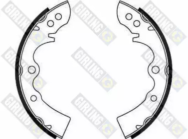 Барабанный тормозной механизм GIRLING для MAZDA 1300 1.3