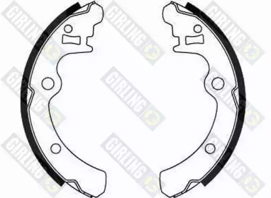 Барабанный тормозной механизм GIRLING для SUBARU LEONE II 1800 4WD