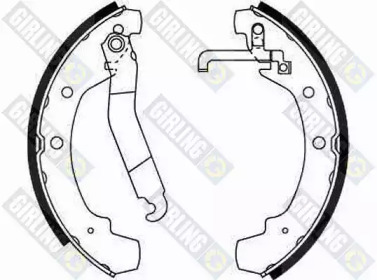 Барабанный тормозной механизм GIRLING для VW LT 40-55 I c бортовой платформой/ходовая часть (293-909) 2.4 D
