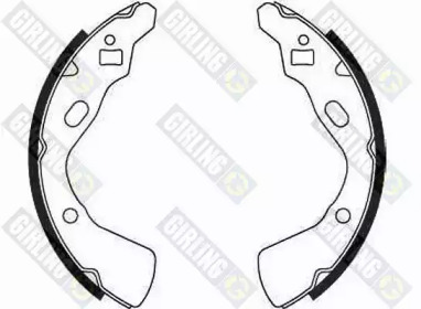 Барабанный тормозной механизм GIRLING для KIA PRIDE (DA) 1.1 i