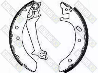 Тормозная колодка / накладка GIRLING для FORD ESCORT VI Turnier (GAL) 1.8 i 16V