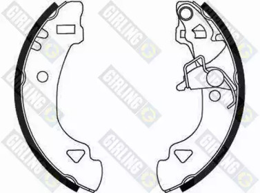 Тормозная колодка / накладка GIRLING для FIAT PANDA (141_) 1000 4x4