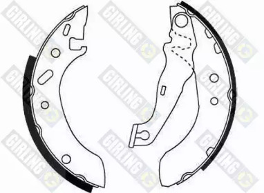 Барабанный тормозной механизм GIRLING для MAZDA 121 III (JASM, JBSM) 1.8 D