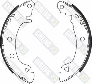 Барабанный тормозной механизм GIRLING для ALFA ROMEO 146 (930_) 1.9 JTD (930.B4B)