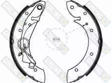 Тормозная колодка / накладка GIRLING для PEUGEOT 405 I (15B) 1.4