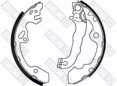 Барабанный тормозной механизм GIRLING для FORD FOCUS седан (DFW) 1.8 16V