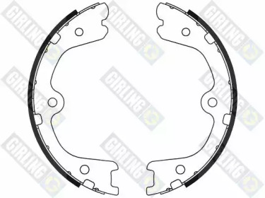 Барабанный тормозной механизм GIRLING для NISSAN MURANO III (Z52_) 3.5 V6