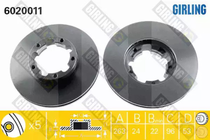 Дисковой тормозной механизм GIRLING для NISSAN CABSTAR E (TL_, VL_) 125.35, 125.45 (TL0, VL0)