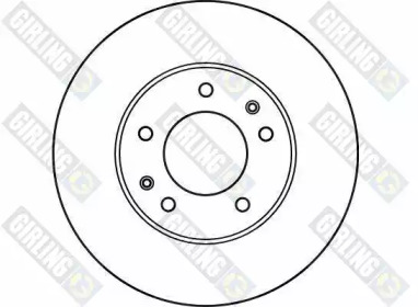 Тормозной диск GIRLING для MAZDA RX 7 III (FD) 1.3 Twin Turbo