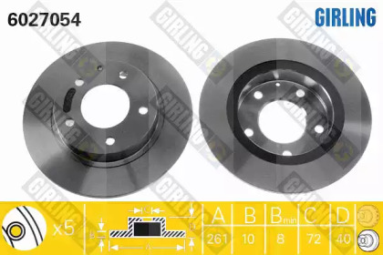 Дисковой тормозной механизм GIRLING для MAZDA 626 IV Hatchback (GE) 2.0 i