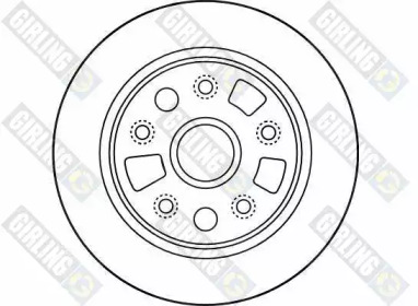 Тормозной диск GIRLING для MAZDA 626 III Hatchback (GD) 2.0 16V