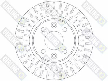 Дисковой тормозной механизм GIRLING для DACIA SANDERO II 1.5 dCi
