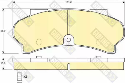 Запчасти для ТО GIRLING для PEUGEOT J9 автобус 2.3 D