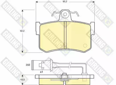 Запчасти для ТО GIRLING для HONDA LEGEND I (HS, KA) 2.7 i 24V (KA4)