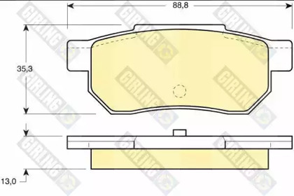 Запчасти для ТО GIRLING для HONDA ACCORD III Aerodeck (CA) 2.0 EX (CA5)