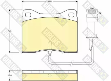 Дополнительные работы GIRLING для FORD SIERRA Хэтчбек (GBC, GBG) 2.0 RS Cosworth