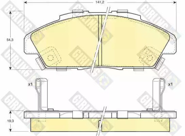 Запчасти для ТО GIRLING для HONDA ACCORD IV (CB) 2.0 i 16V (CB3)
