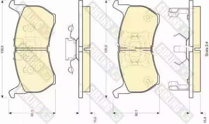 Дисковой тормозной механизм GIRLING для MAZDA 626 III Hatchback (GD) 1.6
